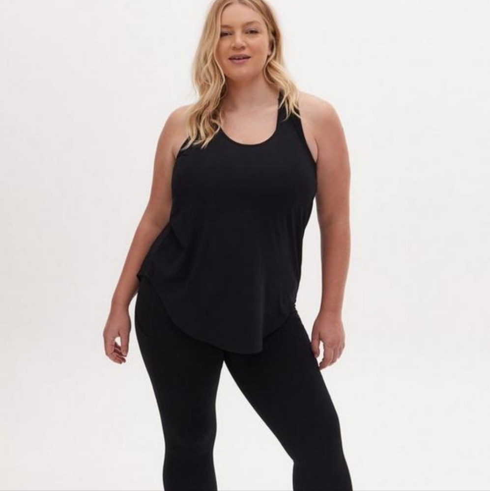 Torrid Jersey Scoop Neck Sleeveless Active Tank